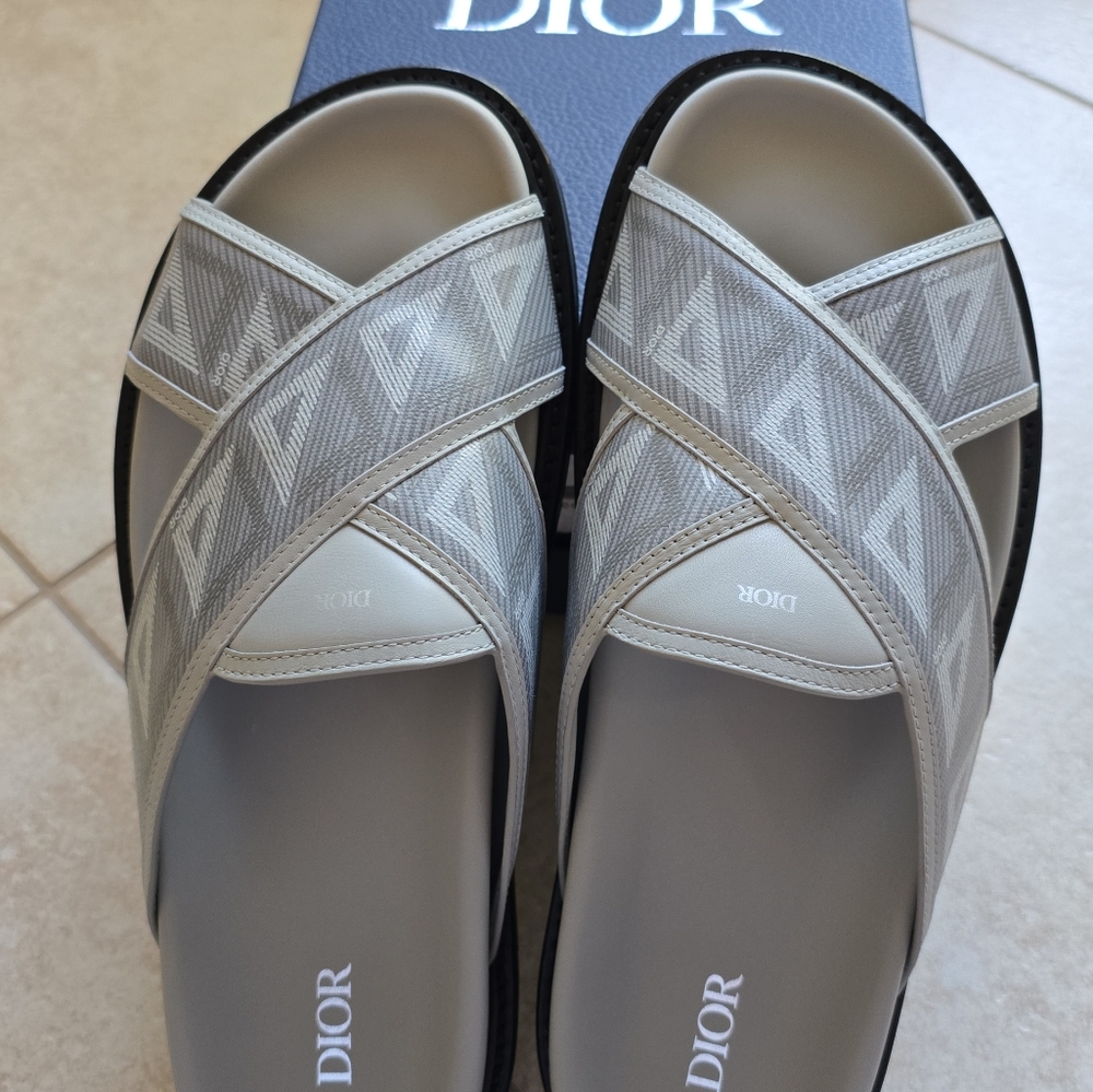 Dior Gray Men's Sandals